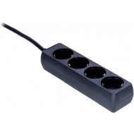 PROCAB BASE 4 TOMAS 3X1,5 mm2 CABLE SCHUCO DE 5 MT