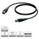 PROCAB CABLE DMX 3P XLR MACHO-XLR 3P HEMBRA DE 15