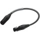 PROCAB CABLE DMX 3P MACHO-DMX 5P HEMBRA DE 0,25 MT