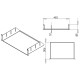 BANDEJA METALICA 2 U FORMATO RACK 19