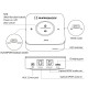 AUDIOPHONY BT10ER2 BLUETOOCH 4.2+/-FLYING TRANSCEIVER