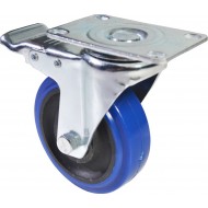 FACTOR RACK RUEDA AZUL CON FRENO DIÁMETRO 100 mm