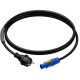 PROCAB CABLE SCHUCO MACHO - POWERCON AZUL