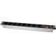 BASE 8 SCHUCOS CON INTERRUPTOR FORMATO RACK 19"