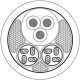 PROCAB CABLE HIBRIDO 2 CAT7 + ALIMENTACION 3x2,5mm