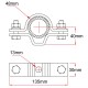DOUGHTY UNIVERSAL CLAMP 48 mm FOR M12 BLACK