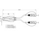 CONVERTIDOR DANTE RJ45 a Señal analógica XLR3