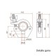 SOPORTE PROYECTOR UNIVERSAL TELESCOPICO CON GARRA
