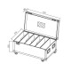 LEDj FLIGHTCASE para 4 QX40 Pixel Panel y accesoros