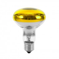 LAMPARA R80 AMARILLO E27 40W F.Bright