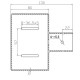 EQUINOX Sombrero con dobre entrada para Pipe and Drape