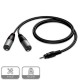 PROCAB CABLE MINI JACK STEREO MACHO a 2 XLR 3 Pin