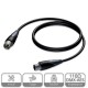 PROCAB CABLE DMX 3P XLR MACHO-XLR 3P HEMBRA DE 1,5