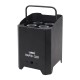 LEDJ PROYECTOR QB1 HEX IP65 4 LED 12W RGBWAUV cuerpo negro