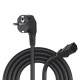 PROCAB CABLE Alimentación Shuko - IEC 1,5 m 3x1,5