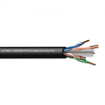 PROCAB CABLE CAT6 U/UTP ROLLO 305 M EUROCLASS Cca-s1a,d1,a1