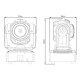 EQUINOX CABEZA MOVIL FUSION ORBIT 60W RGBW BEAM 4º