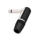 FactorLINK Jack mono 6,35 mm acodado 90º color negro