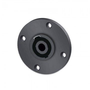 FactorLINK Speakon 4 pin redondo chasis ABS negro
