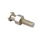 TRITON ADPTADOR SPIGOT rosca macho M10. Largo 51 mm. Aluminio