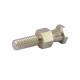 TRITON ADPTADOR SPIGOT rosca macho M10. Largo 51 mm. Aluminio