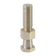 TRITON ADAPTADOR SPIGOT rosca macho M10. Largo 56 mm. Acero