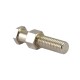 TRITON ADAPTADOR SPIGOT rosca macho M10. Largo 56 mm. Acero