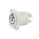 FactorLINK Powercom gris chasis 3 contactos 16A