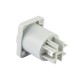 FactorLINK Powercom gris chasis 3 contactos 16A