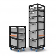 ADMIRAL CARRO ALMACENAJE ALTO 203 CM CON TAPA SUP