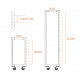 ADMIRAL CARRO ALMACENAJE ALGTO 203 CM CON TAPA SUPERIOR PARA CAJAS