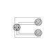 PROCAB CABLE XLR 3P MACHO- 2 XLR 3P HEMBRA DE 1,5