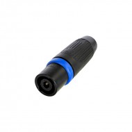 SPEAKON AEREO MACHO 4 C. METALICO INTEMPERIE NEGRO