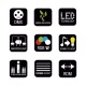CAMEO STUDIO PAR 4 G2 12 LED 8W RGBW 4 en 1. 4700 lm