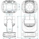 BRITEQ BTX-BLIZZARD CABEZA MOVIL WASH 7 LED 40w RGBL IP65