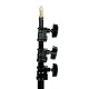 TRITON TRIPODE Universal Stand Air Cushion. 385 cm. Color Negro. Aluminio