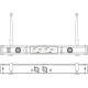 WAUDIO DTM600H SISTEMA TWIN HANDLED DIVERSITY V2(606.0 Mhz- 614Mhz)