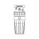 NEUTRIK BNC ARERO 75 ohm HD NBNC75BLP9