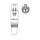 CONECTOR MINI XLR 4P HEMBRA AEREO
