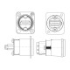 NEUTRIK CONECTOR HDMI CHASIS NEGRO NAHDMI-W-B