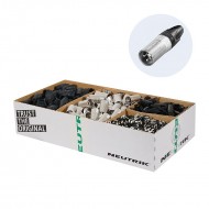 NEUTRIK XLR 3 PIN MACHO AEREO DESMONTADOS CAJA