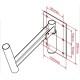 HILEC SOPORTE ALTAVOZ WB-30 HASTA 40 KG 30CM