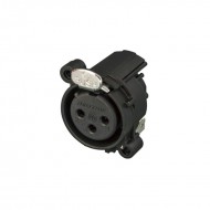 CONECTOR XLR 3 Pin HEMBRA CHASIS PCB HORIZONTAL PL