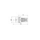 SCHUCO MACHO AEREO GOMA IDE IP54 2P+T 16A