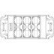 CONTRIK CAJETIN 2 HARTING 16P -6 SHUCKO 16 A CPSM-H2-F6