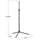 Audibax Ayra 5 Soporte micro Suelo Regulablecon Base Trípode