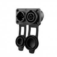 REAN POWERCON TRUE 1 IN/OUT CHASIS NEGRO IP65