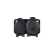 REAN POWERCON TRUE 1 IN/OUT CHASIS NEGRO IP65Serie D