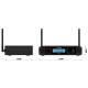 Audibax AWM 203 Sistema Inalámbrico MicrófonoDiadema de 2 Canales UHF