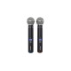 Audibax Sidney 500 B Micrófono Inalámbrico Profesional UHF Doble Mano + Maleta